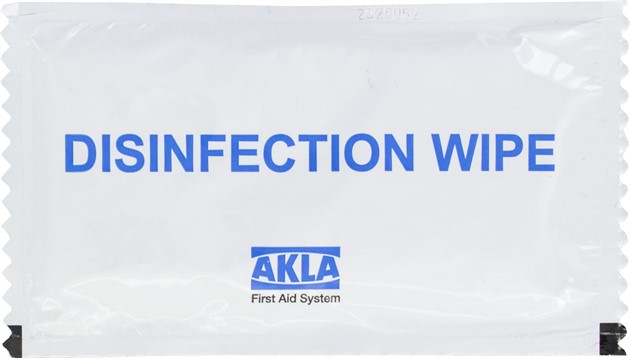 Ytdesinfektion servett Akla singelpack